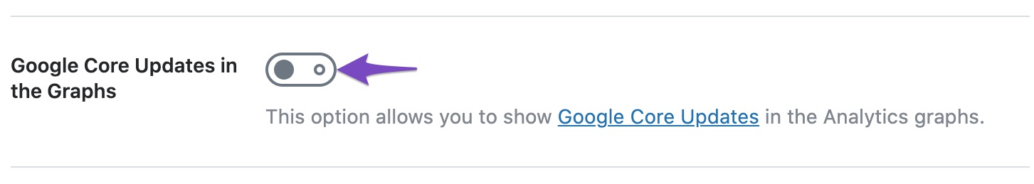 그래프의 Google 핵심 업데이트