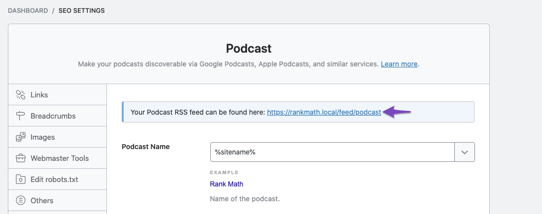 팟캐스트 RSS 피드
