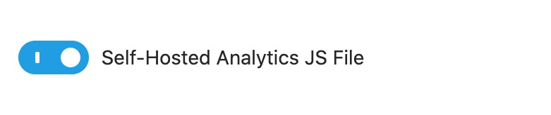 자체 호스팅 분석 JS 파일