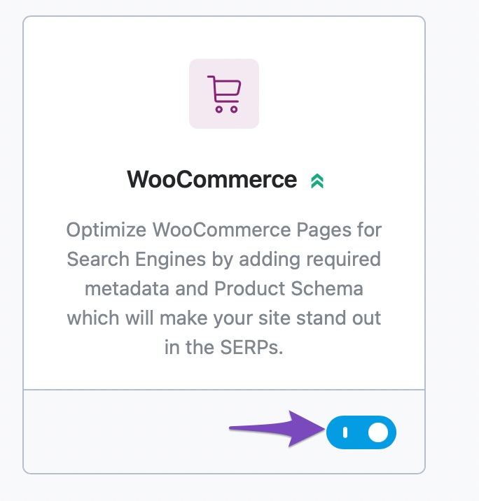 WooCommerce 모듈 활성화